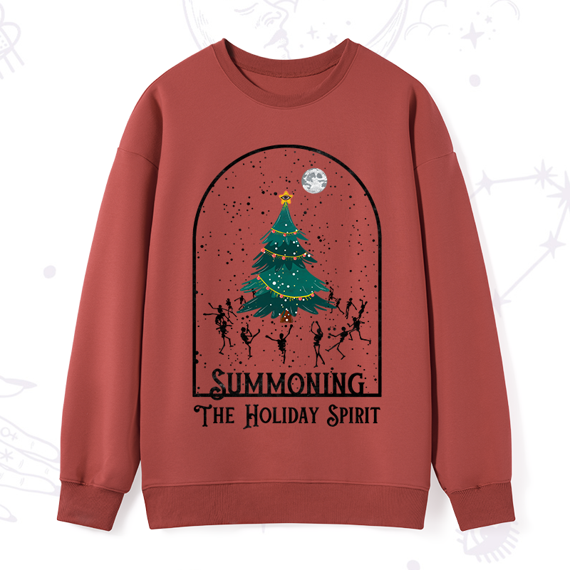 Purplehecate Christmas The Holiday Spirit Sweatshirt