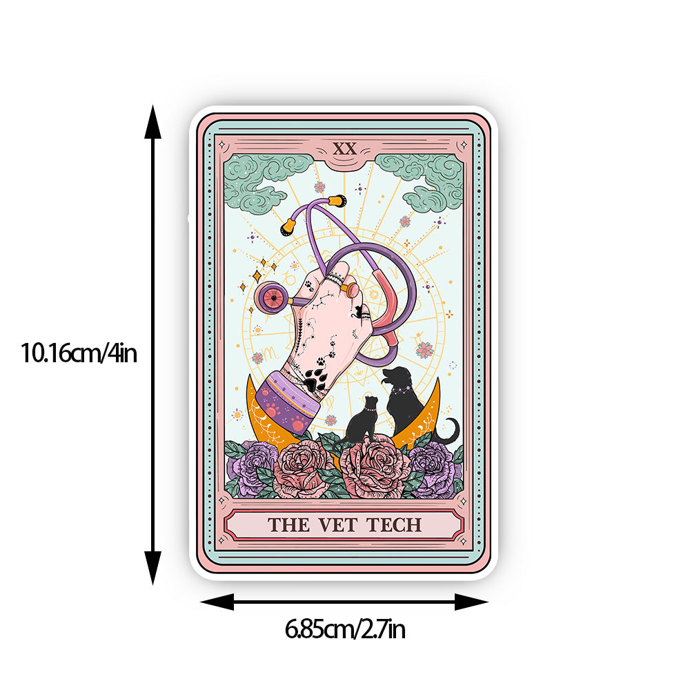 Purplehecate The Vet Tech Tarot Sticker