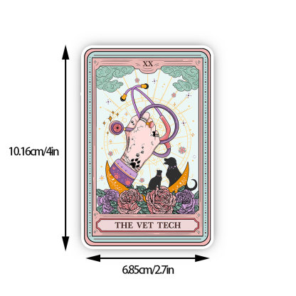 Purplehecate The Vet Tech Tarot Sticker