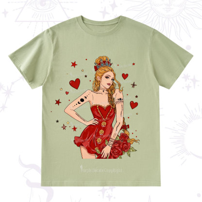 Purplehecate Eternal Bloom Heart Queen Valentine T-Shirt