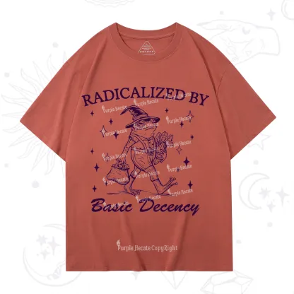 Purplehecate Radicalized By Basic Decency T-Shirt