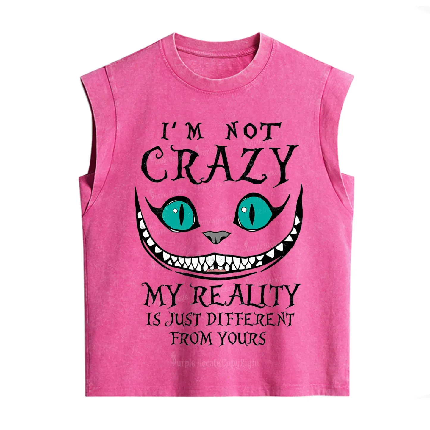 Purplehecate I'm Not Crazy My Reality Is Just Vintage Washed Tank