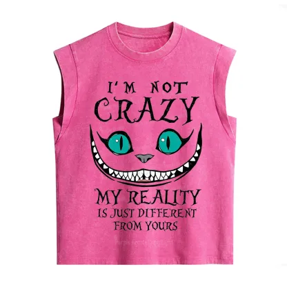 Purplehecate I'm Not Crazy My Reality Is Just Vintage Washed Tank