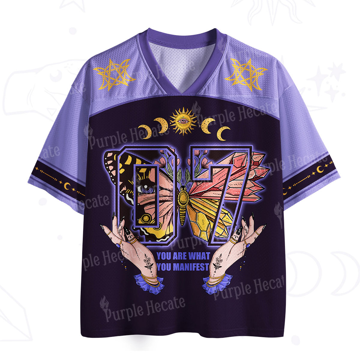 Purplehecate You Are What You Manifest Mesh Jersey