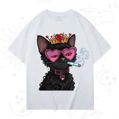 Purplehecate Join the Baddie Era Queen Cat T-Shirt