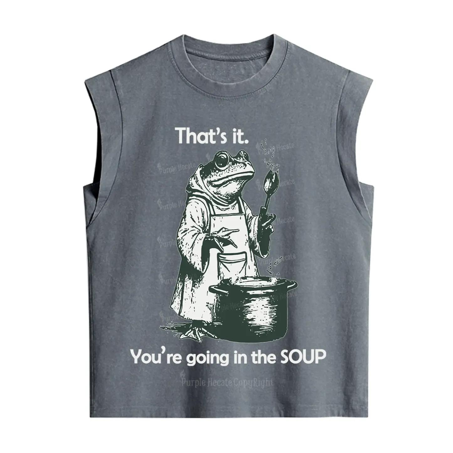 Purplehecate That's It You're Going in the Soup Vintage Washed Tank