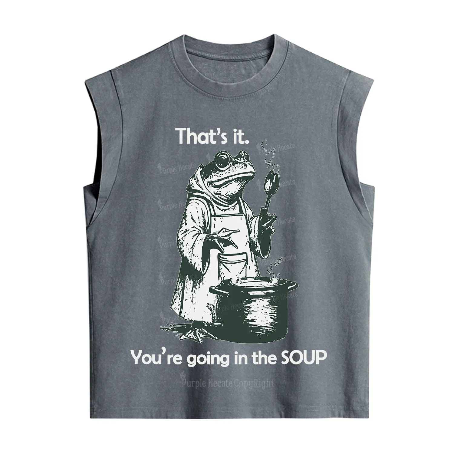 Purplehecate That's It You're Going in the Soup Vintage Washed Tank