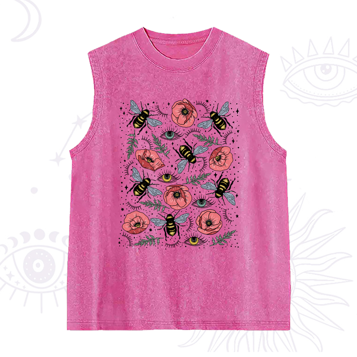 Purplehecate The Bee's Knees Washed Tank