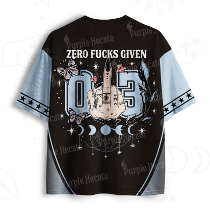 Purplehecate Zero Fucks Given Mesh Jersey