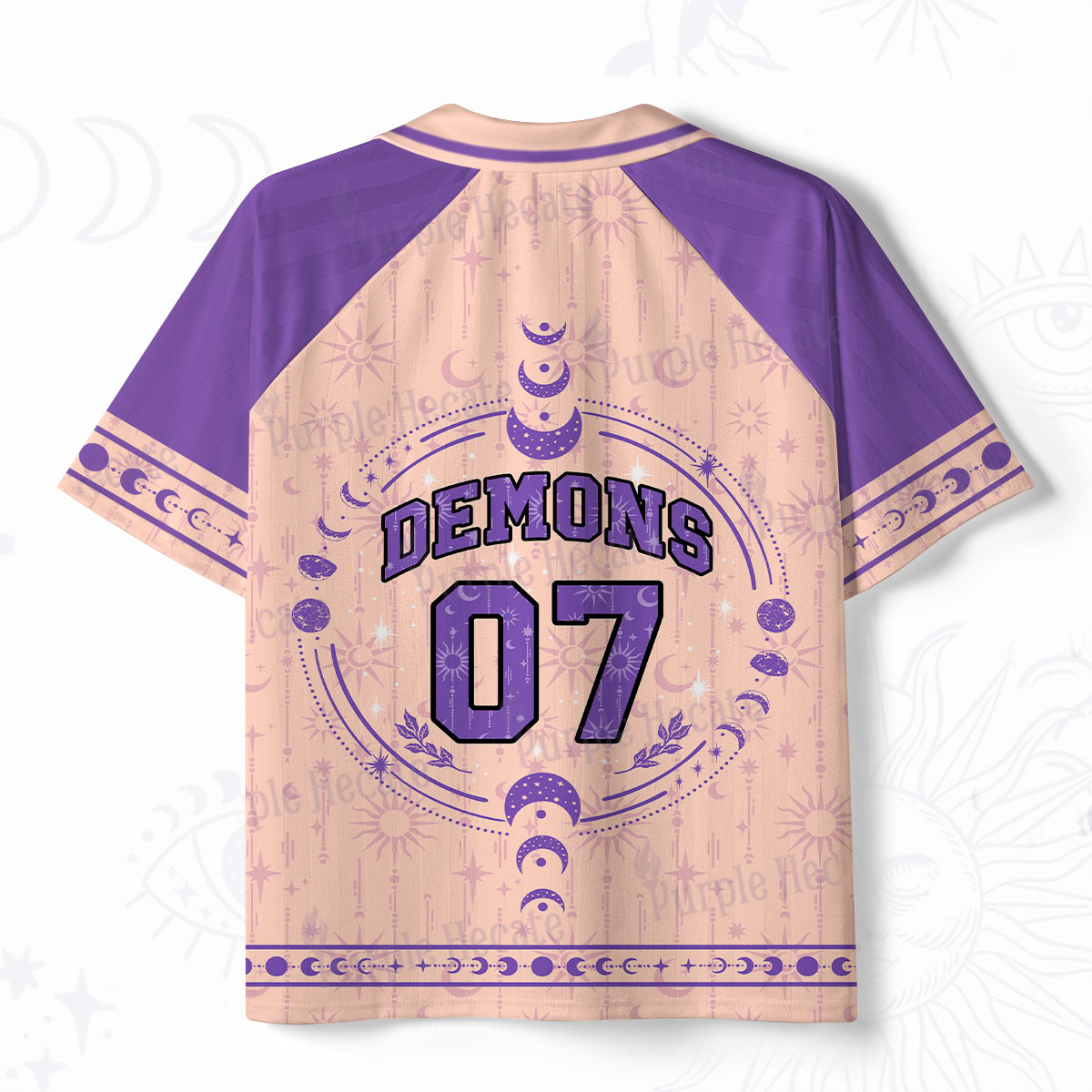 Purplehecate Demons 07 Polo Collar Unisex Jersey