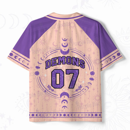 Purplehecate Demons 07 Polo Collar Unisex Jersey