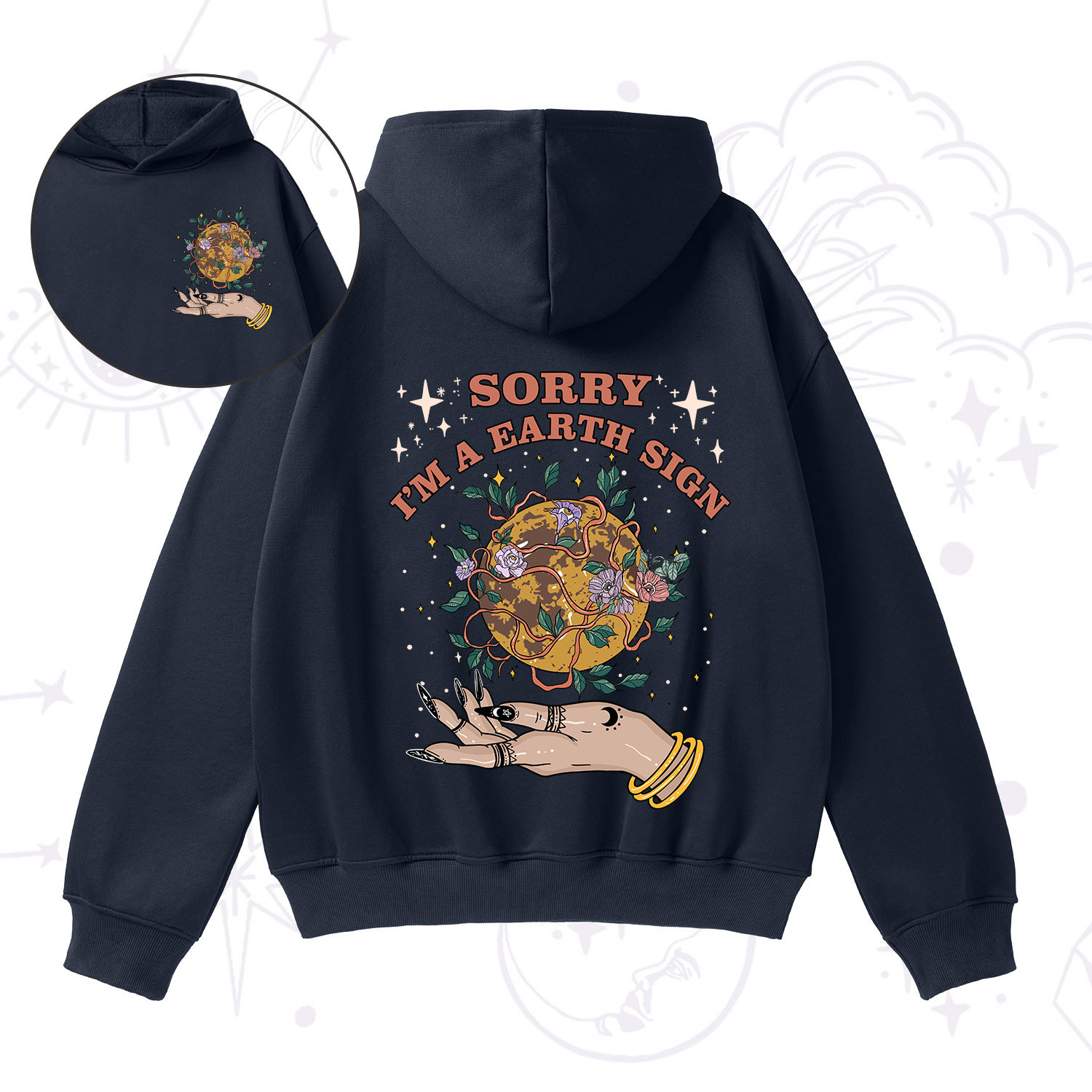 Purplehecate Sorry I'm An Earth SignFleece Hoodie Suit