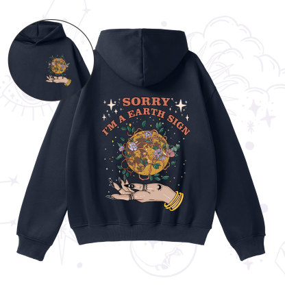 Purplehecate Sorry I'm An Earth SignFleece Hoodie Suit