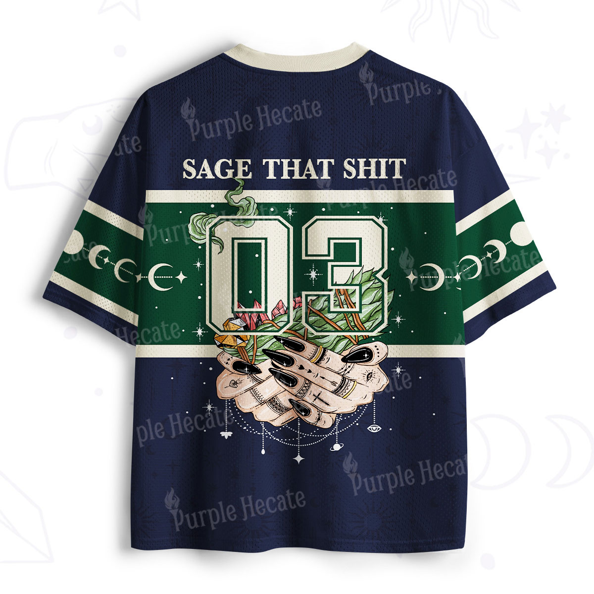 Purplehecate Smudge That Shit Mesh Jersey