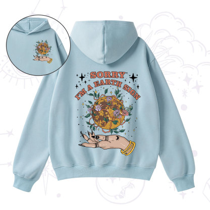 Purplehecate Sorry I'm An Earth SignFleece Hoodie Suit