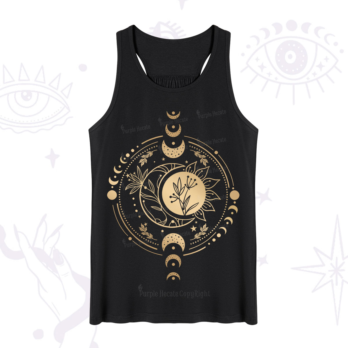 Purplehecate Mystic Moon And Sun Tank