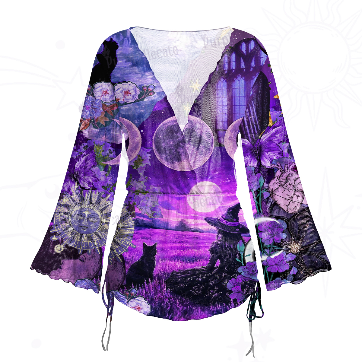 Purplehecate Rose Skull Maxi Tank Beachwear Dress