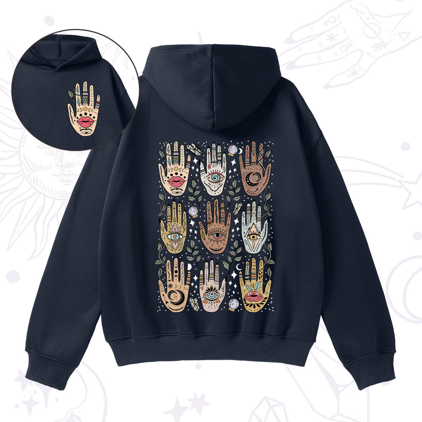 Purplehecate Helping Hands Fleece Hoodie Suit