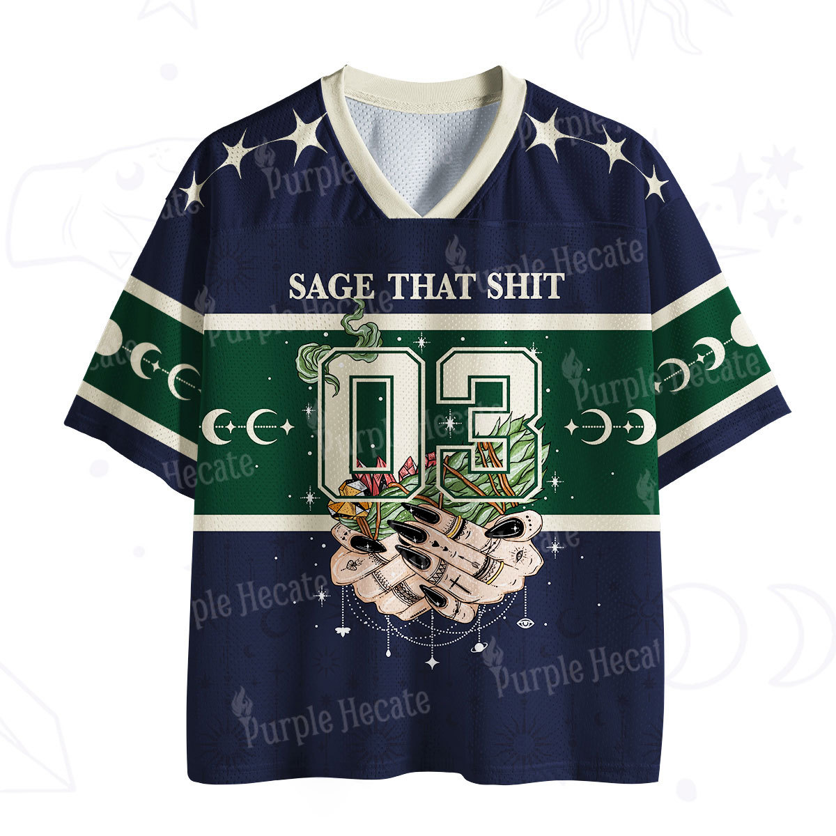 Purplehecate Smudge That Shit Mesh Jersey