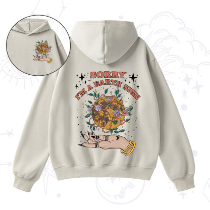 Purplehecate Sorry I'm An Earth SignFleece Hoodie Suit
