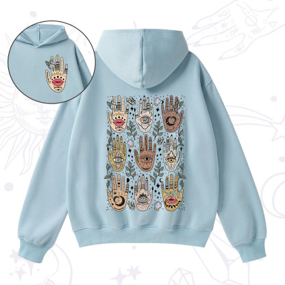 Purplehecate Helping Hands Fleece Hoodie Suit