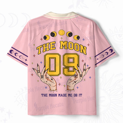 Purplehecate The Moon Made Me Do It Polo Collar Unisex Jersey