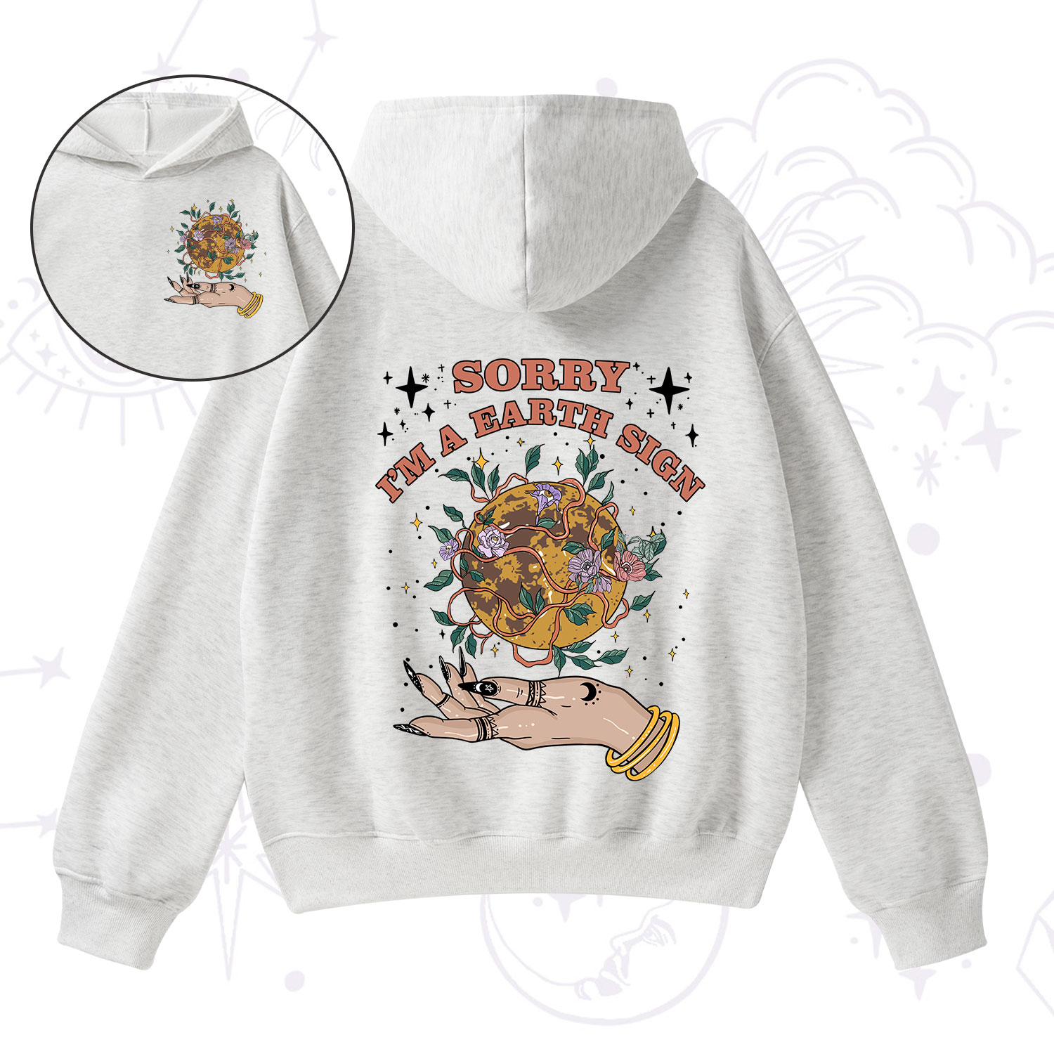 Purplehecate Sorry I'm An Earth SignFleece Hoodie Suit