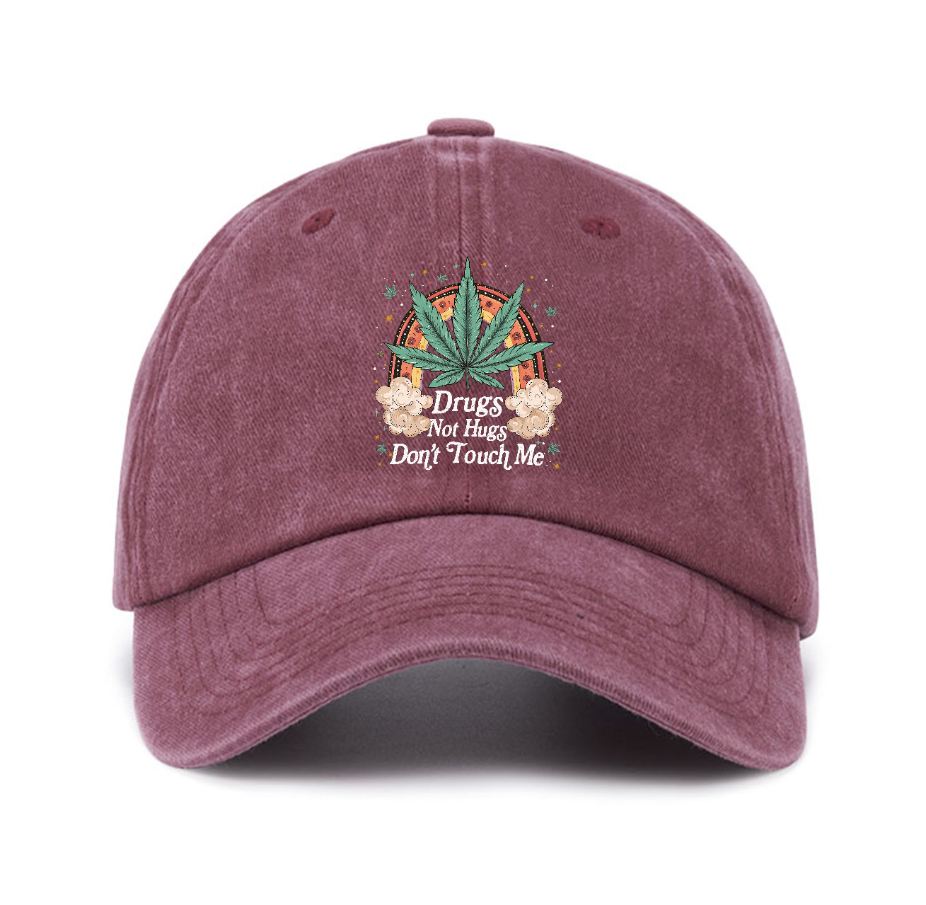 Purplehecate Drugs Not Hugs Baseball Cap