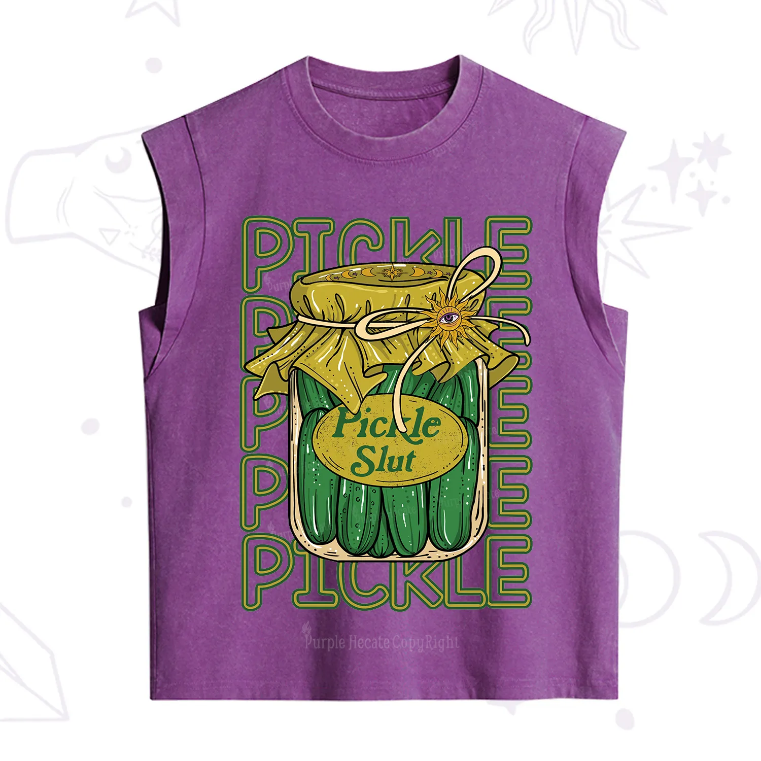 Purplehecate Pickle Slut Vintage Washed Tank