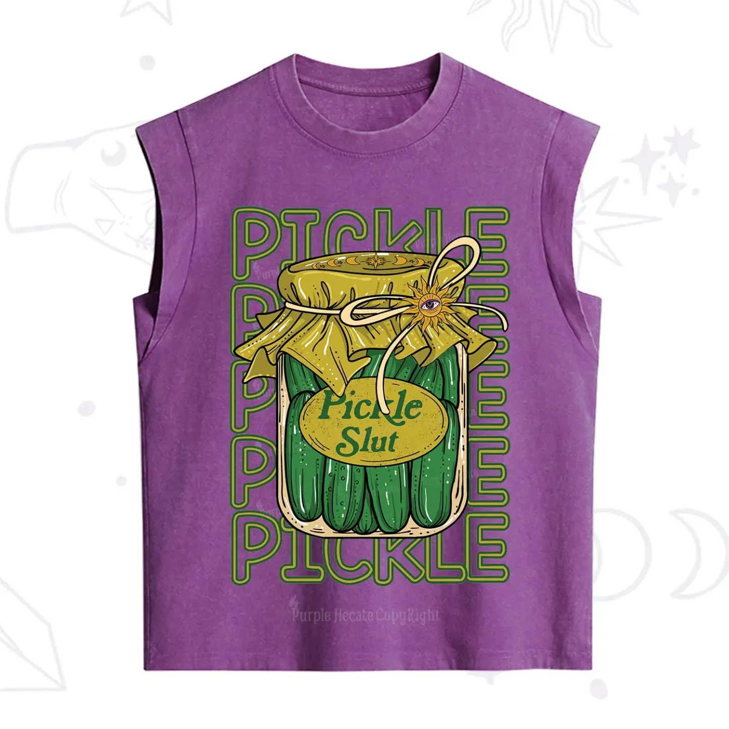 Purplehecate Pickle Slut Vintage Washed Tank