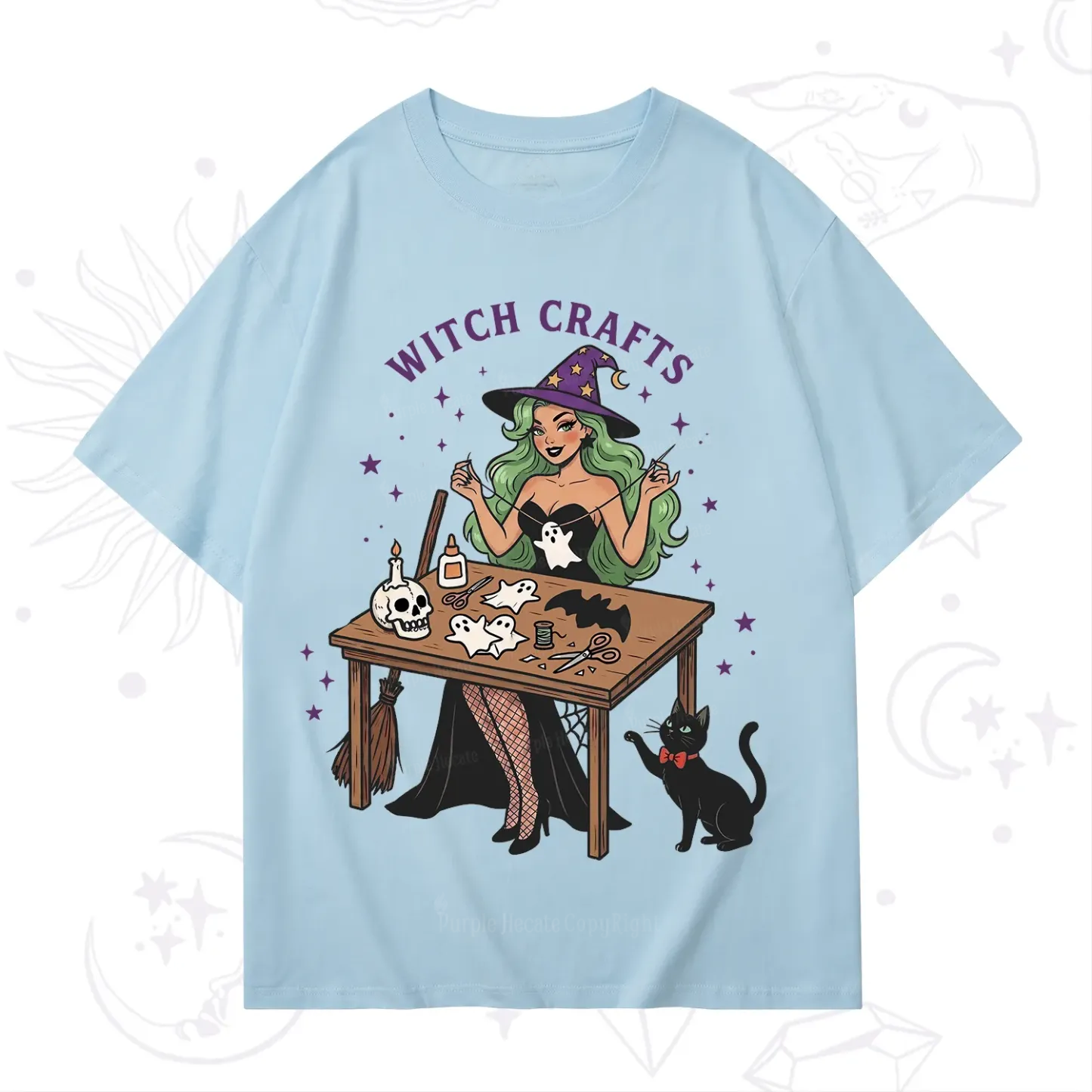 Purplehecate Quirky Witch Crafts T-Shirt