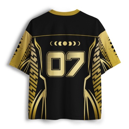 Purplehecate Golden Sun and Moon Mesh Jersey