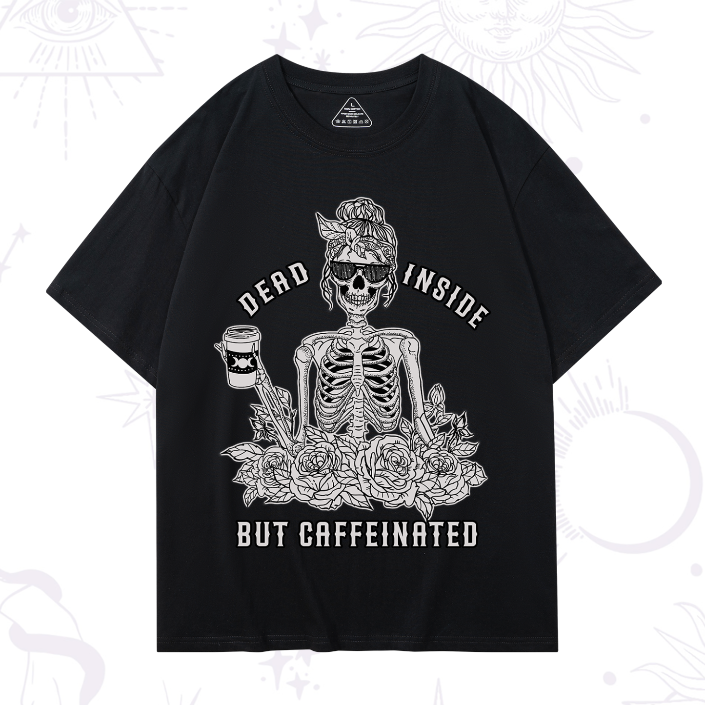 Magic Purplehecate Dead Inside But Caffeinated T-Shirt