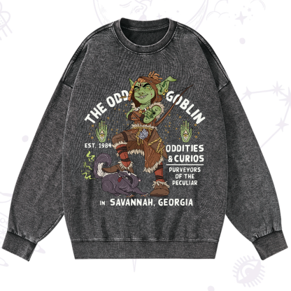 Purplehecate The Odd Goblin Washed Sweatshirt