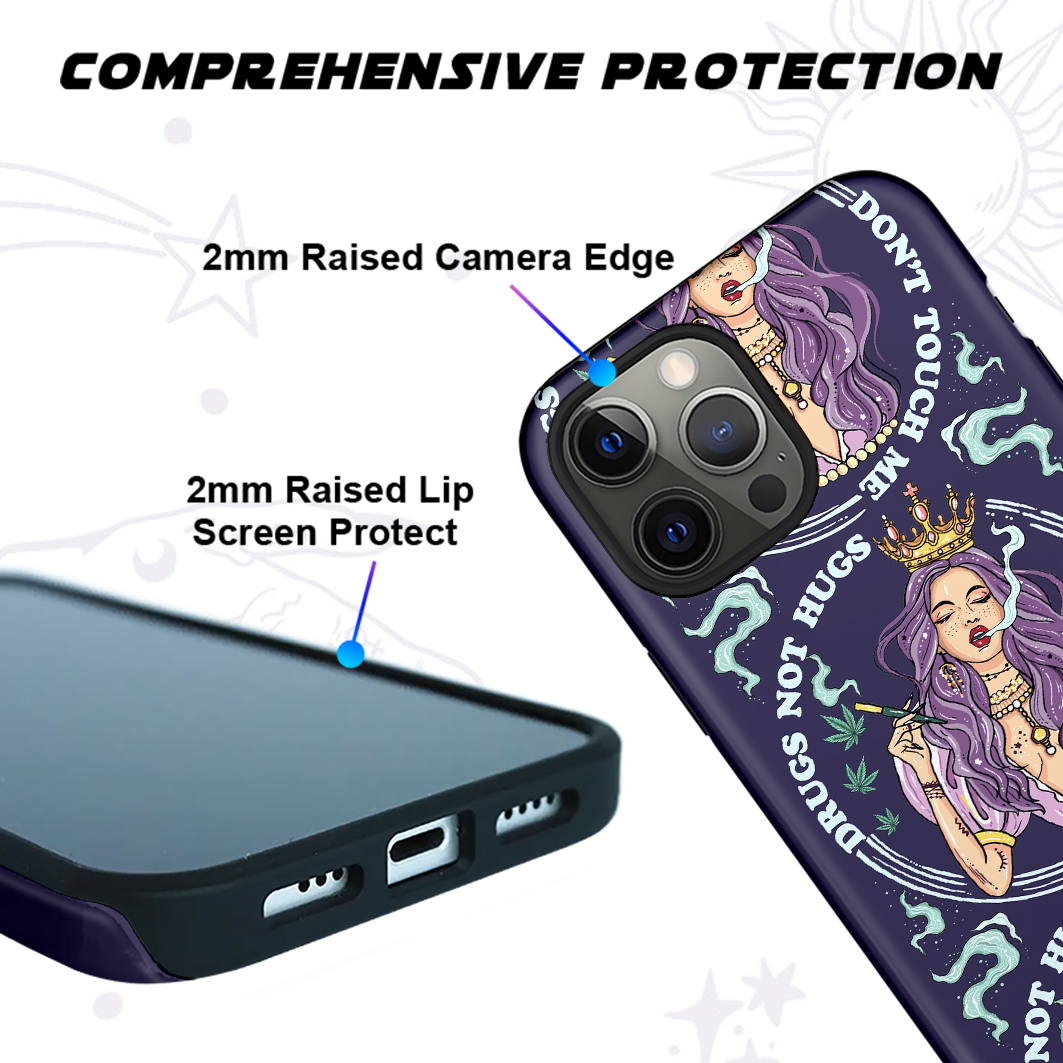 Purplehecate Drugs Not Hugs Phone Case