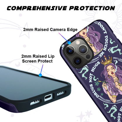 Purplehecate Drugs Not Hugs Phone Case
