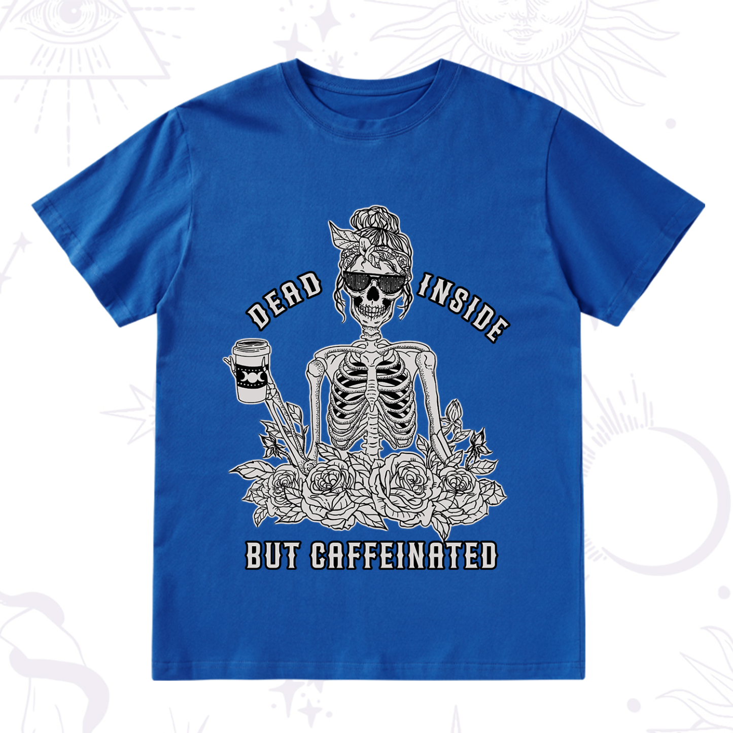 Purplehecate Dead Inside But Caffeinated T-Shirt