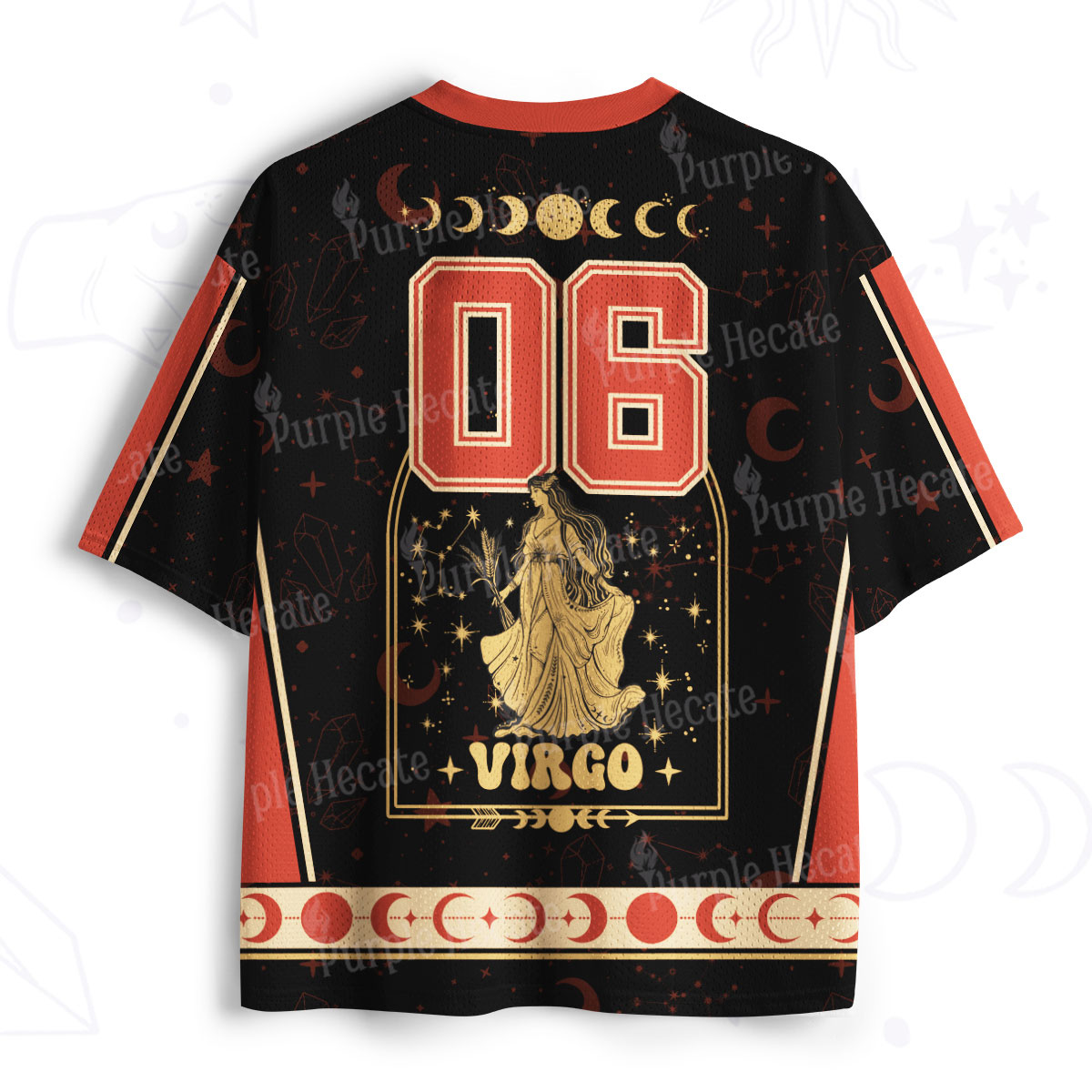 Purplehecate Zodiac Virgo Under the Stars Mesh Jersey