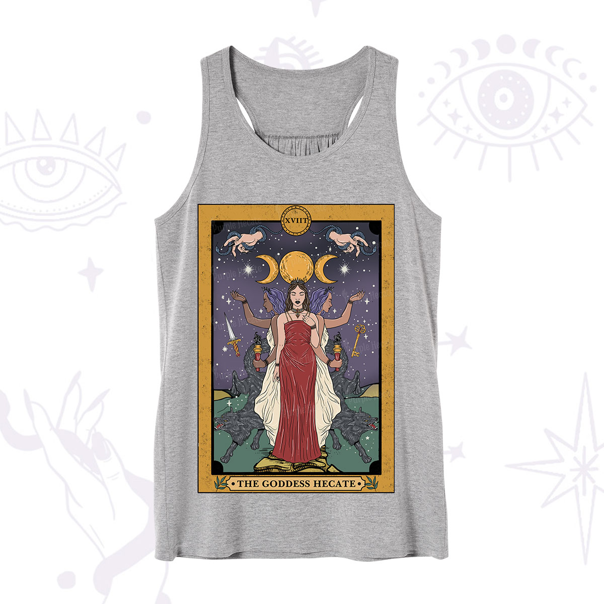 Purplehecate The Goddess Hecate Tarot Tank