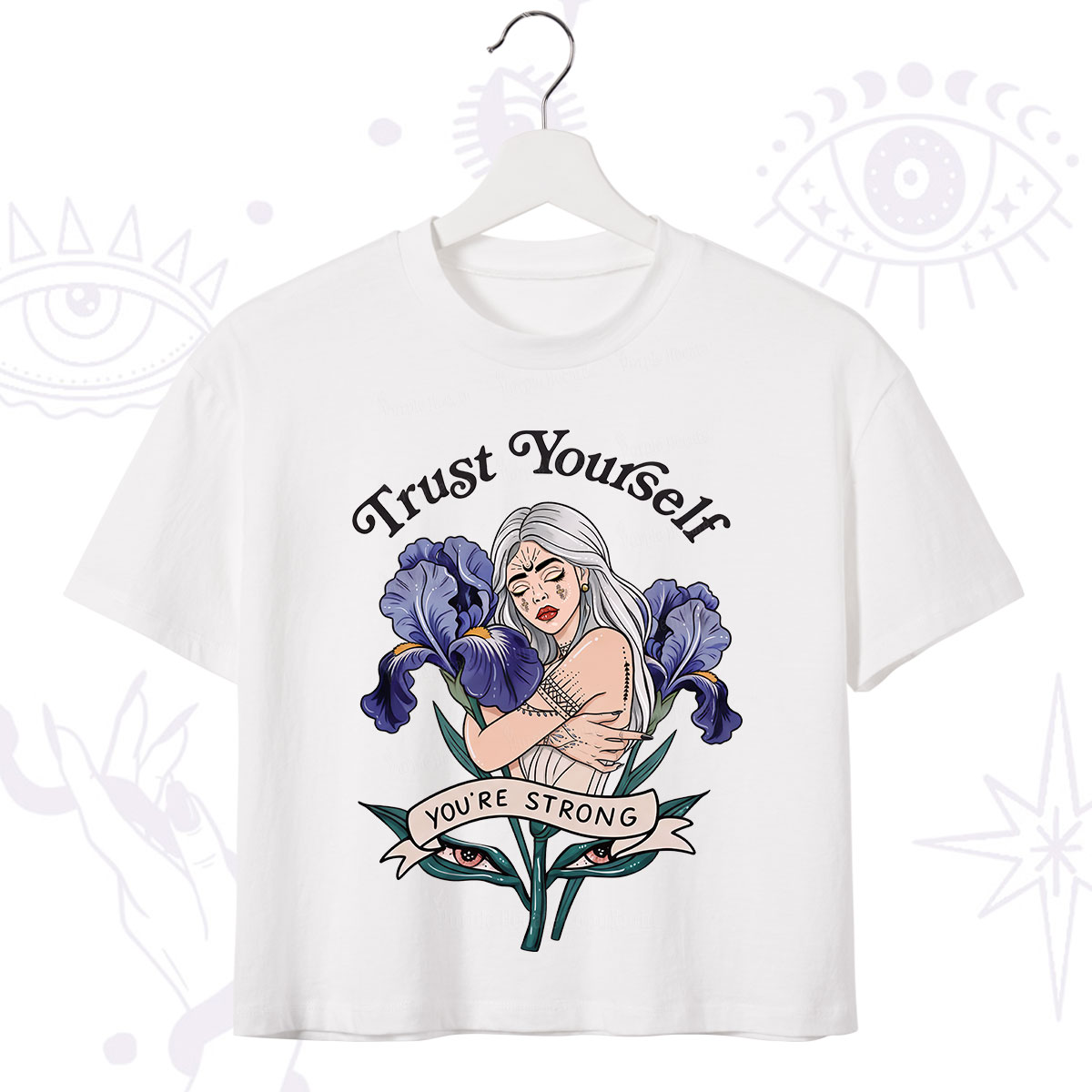 Purplehecate Trust Yourself Crop T-Shirt