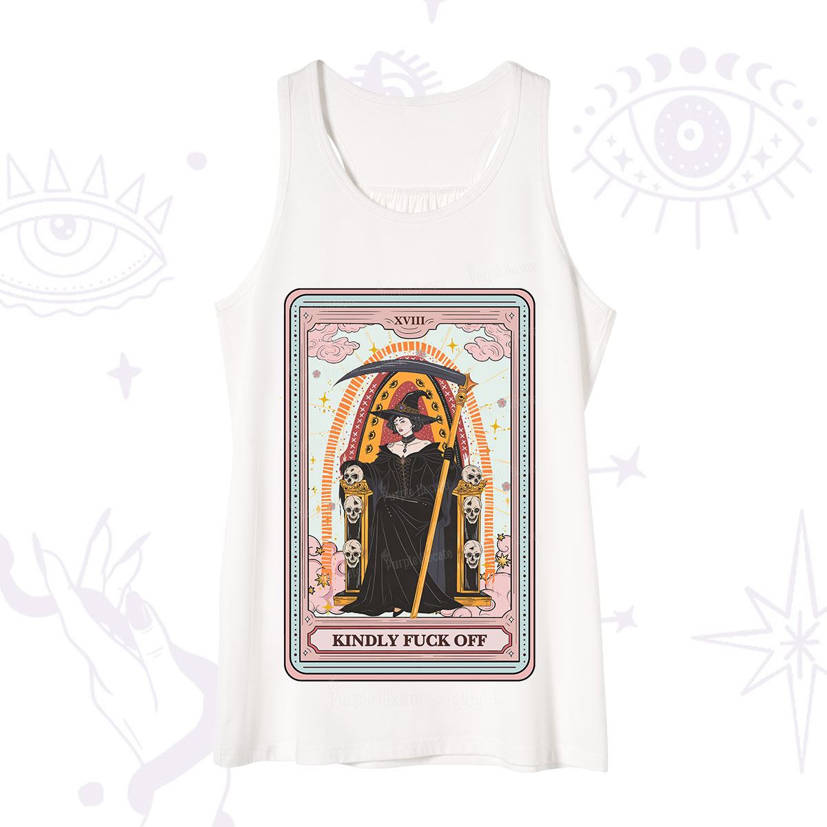 Purplehecate The Kindly Fuck Off Tarot Tank