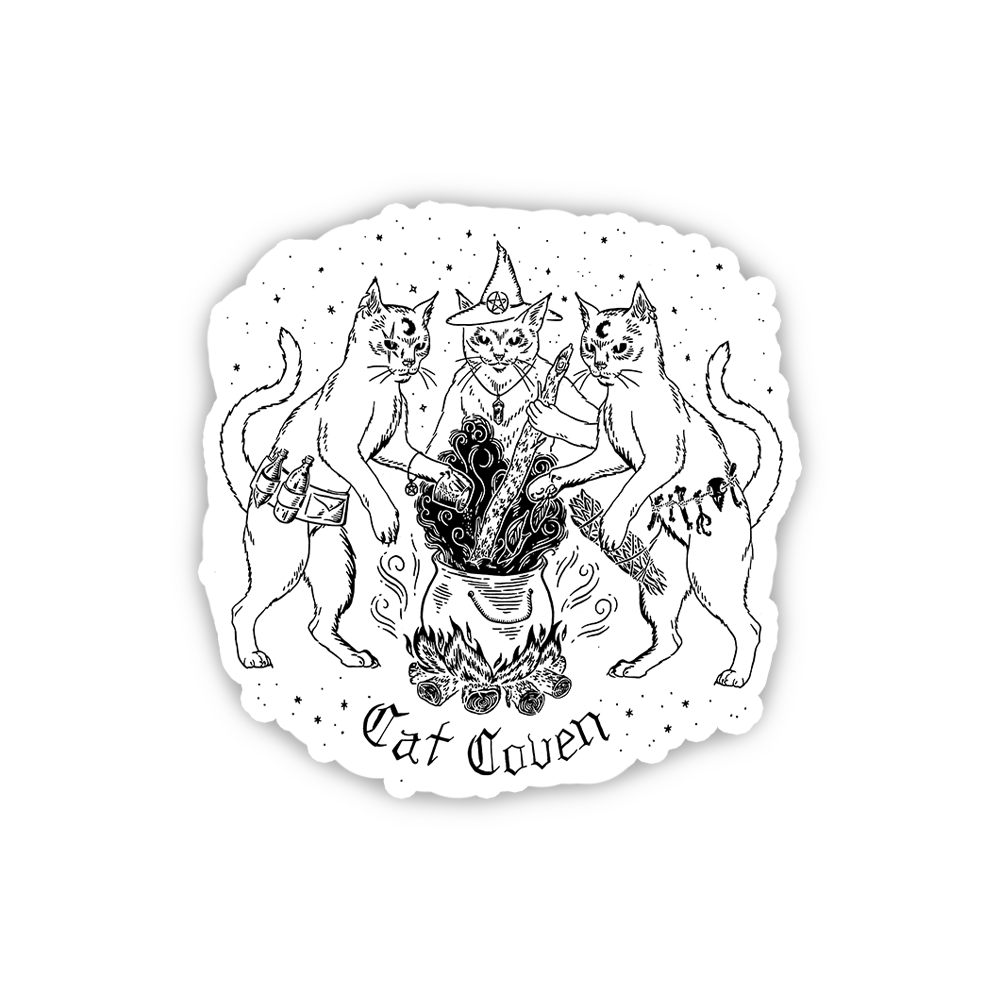 Purplehecate Cat Coven Sticker