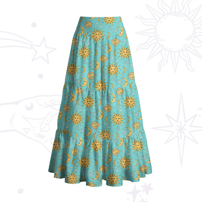 [Copy][Copy]Purplehecate Magic of Sun and Moon Convertible Maxi Skirt