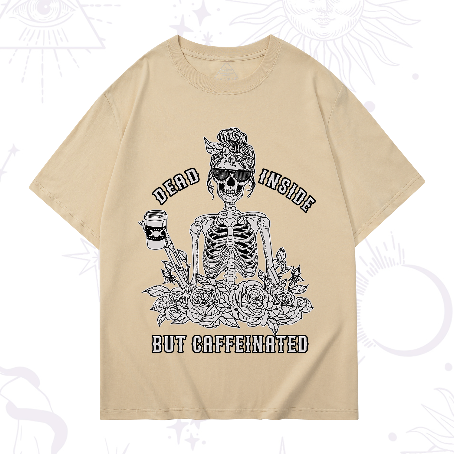 Purplehecate Dead Inside But Caffeinated T-Shirt