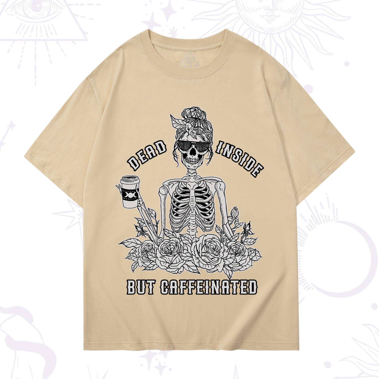 Purplehecate Dead Inside But Caffeinated T-Shirt