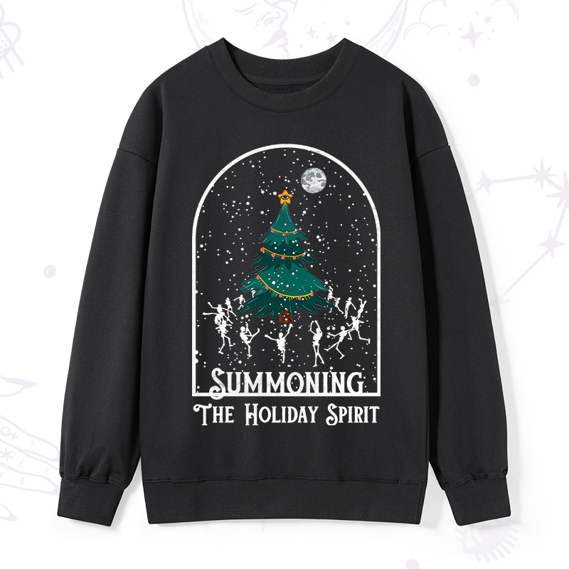 Purplehecate Christmas The Holiday Spirit Sweatshirt