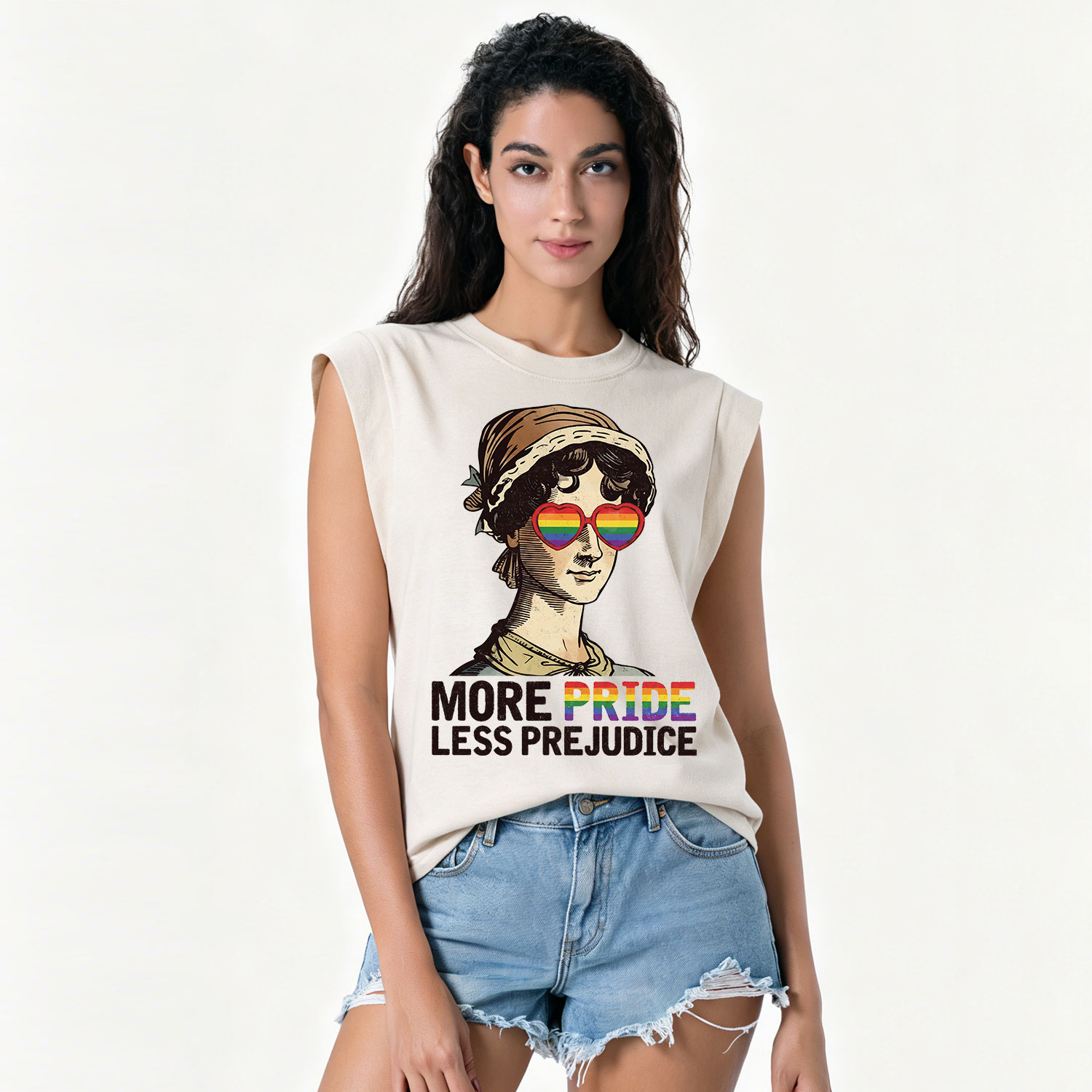 Purplehecate More Pride Less Prejudice Vintage Washed Tank