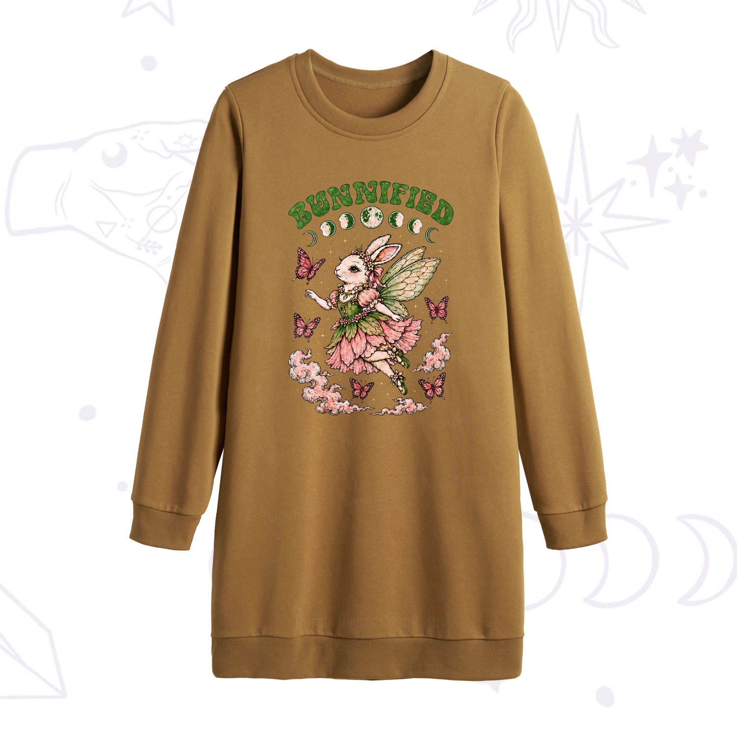 Purplehecate Bunnified Fairy Bunny Sweatshirt Dress