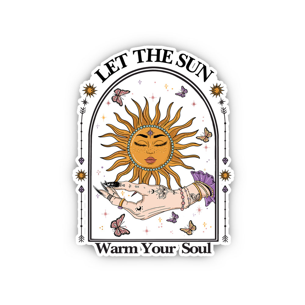 Purplehecate Let The Sun Warm Your Soul Sticker