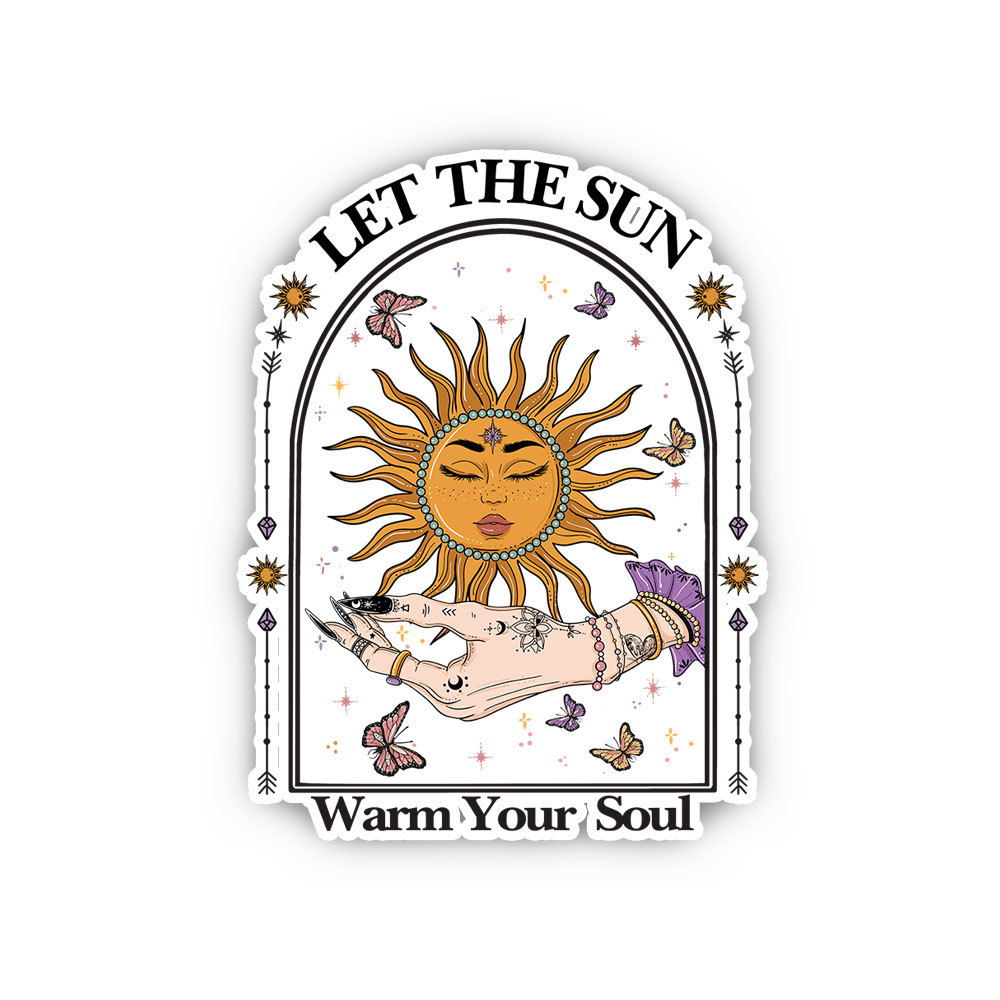 Purplehecate Let The Sun Warm Your Soul Sticker